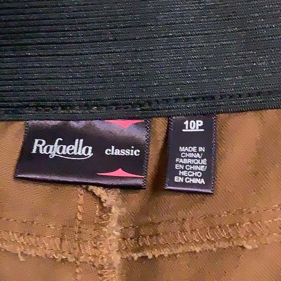 ❤️RAFAELLA classic rusty brown size 10P pants - Picture 5 of 7